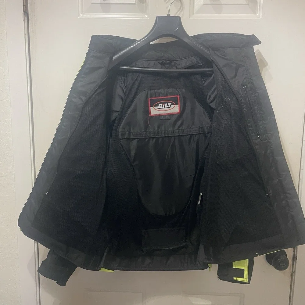 Bilt BLW42 Men's Motorcycle Jacket High Visibility Vented Mesh Removable Liner